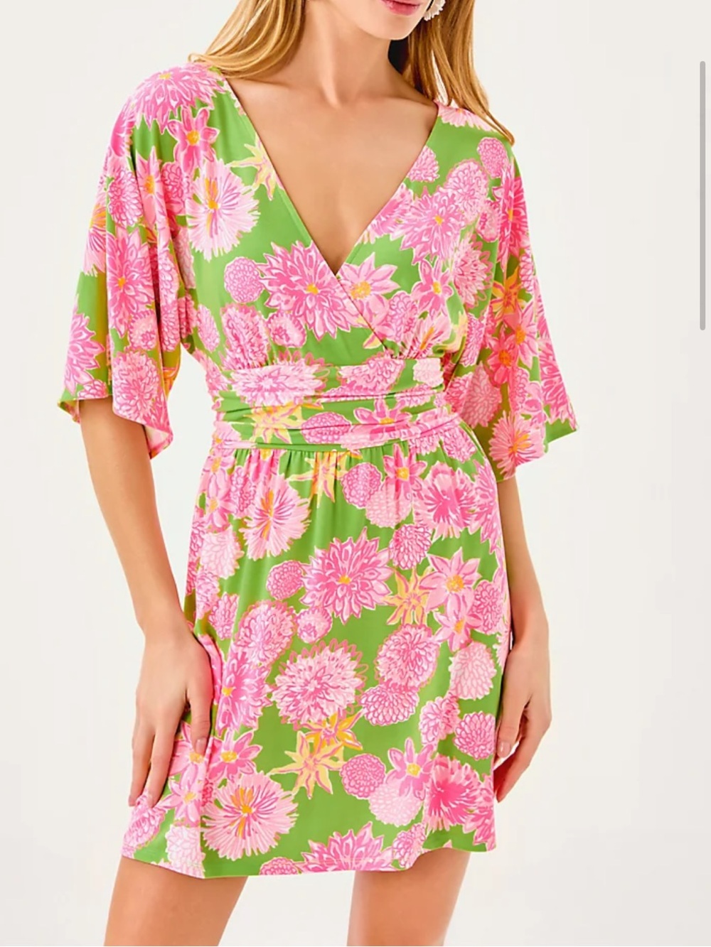 Lilly Pulitzer NWT Sz XXL Parigi Skort Romper, Multi Seaside Garden